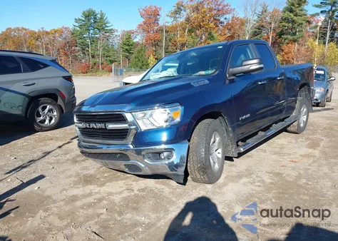 2020 Ram 1500 Big Horn 4X4 6'4 Box из США, поврежденный, VIN 1C6SRFBT1LN187272